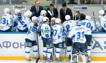 Фоторепортаж с матча КХЛ «Торпедо» — «Барыс» 7:2