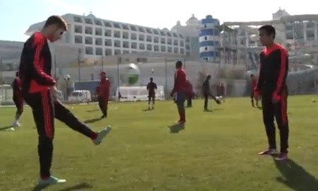 Видео тренировки «Актобе» в турецком Белеке