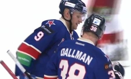 Дубль Кевина Даллмэна помог СКА обыграть «Витязь»