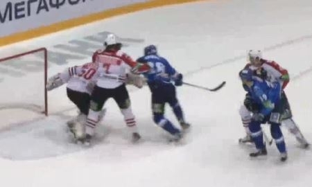 Видео шайб в матче КХЛ «Барыс» — «Донбасс» 2:6