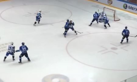Видео шайб в матче КХЛ «Барыс» — «Динамо» Минск 1:2 О.Т