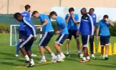 Видео со сборов «Астаны» в ОАЭ