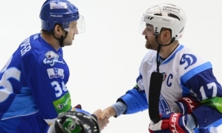 Фоторепортаж с матча КХЛ «Барыс» — «Динамо» Минск 1:2 О.Т