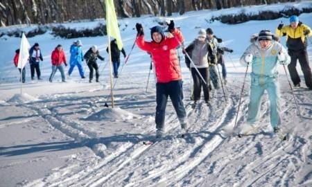 В Уральске прошел лыжный забег в честь зимней Олимпиады