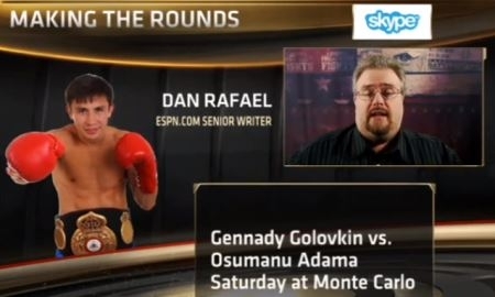 Обсуждение предстоящего боя Головкин — Адама в студии ESPN