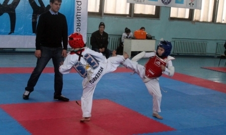 В Шымкенте прошел открытый чемпионат ЮКО по таэквондо
