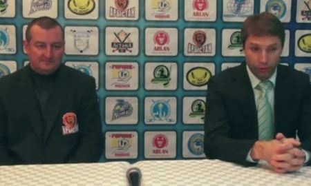 Видео послематчевой пресс-конференции игр чемпионата РК «Арыстан» — «Бейбарыс» 2:1 Б, 5:4