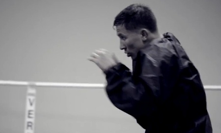 Видео тренировки Головкина перед боем против Адамы в Монте-Карло