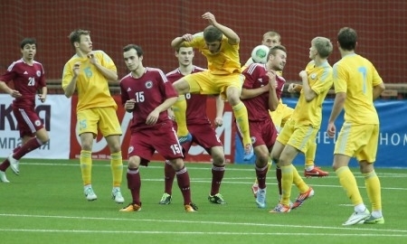 Фоторепортаж с матча Кубка Содружества Латвия — Казахстан 1:3