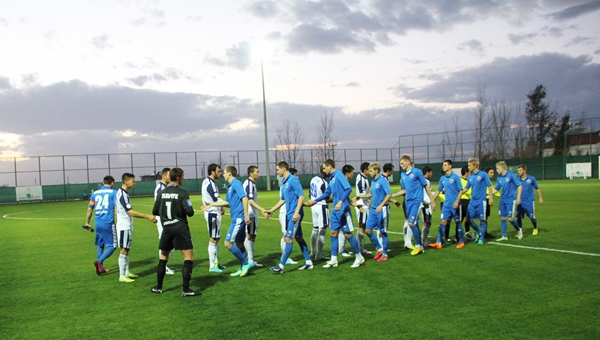 Фото с товарищеского матча «Ильичевец» — «Ордабасы» 2:1