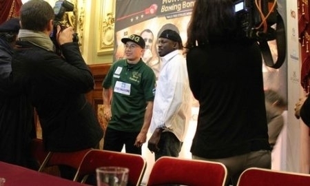 Видео с церемонии взвешивания перед боем Головкин — Адама в Монте-Карло