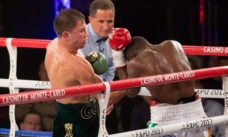 Статистика боя Головкин — Адама