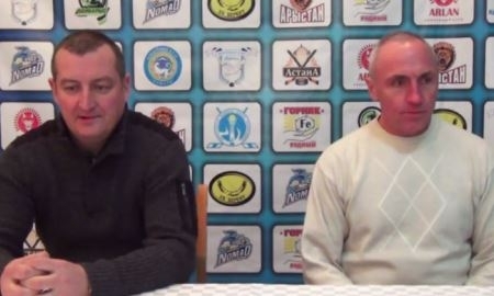 Видео послематчевой пресс-конференции игр чемпионата РК «Арыстан» — «Торпедо» 5:1, 6:3