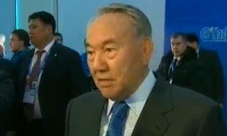 Видеосюжет о встрече Нурсултана Назарбаева с казахстанскими олимпийцами