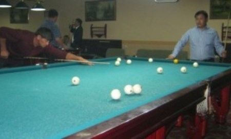 В Шымкенте прошел бильярдный турнир среди чиновников