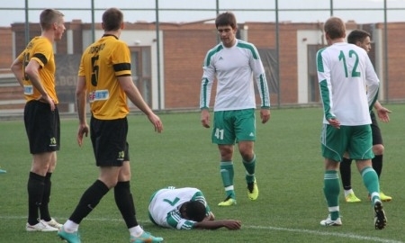 Фоторепортаж с товарищеского матча «Атырау» — «Александрия» 1:2