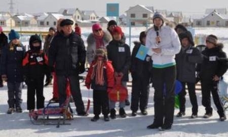 Ольга Рыпакова приняла участие в акции в поддержку казахстанских олимпийцев