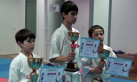 Шымкентские каратисты завоевали сразу два кубка на республиканском соревновании