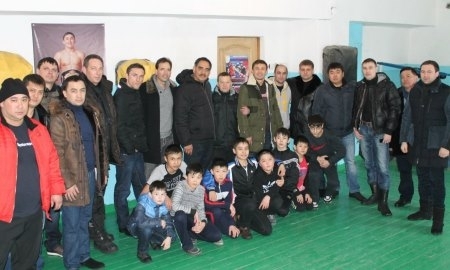 Команда Головкина посетила Караганду