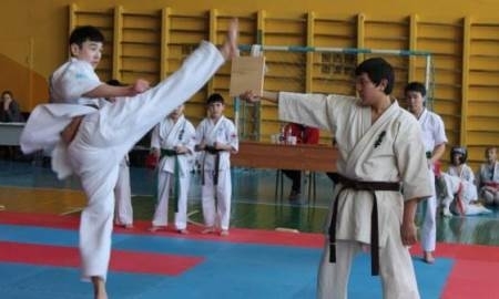 В СКО в рамках проекта «Саламатты ұрпақ» состоялся чемпионат по киокушинкай каратэ