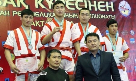 Команда Мангистауской области заняла второе место на чемпионате Казахстана по казакша курес