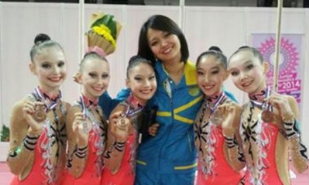 Казахстанские гимнастки завоевали несколько лицензий на юношескую Олимпиаду в КНР