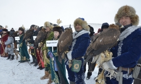 В Каркаралинске прошел чемпионат Казахстана среди беркутчи