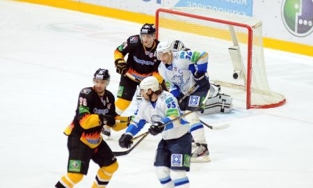 Фоторепортаж с матча КХЛ «Северсталь» — «Барыс» 2:1
