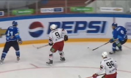 Видеообзор матча плей-офф КХЛ «Барыс» — «Автомобилист» 3:2 О.Т