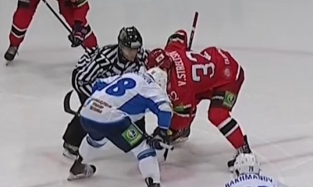 Видеообзор матча плей-офф КХЛ «Автомобилист» — «Барыс» 1:2