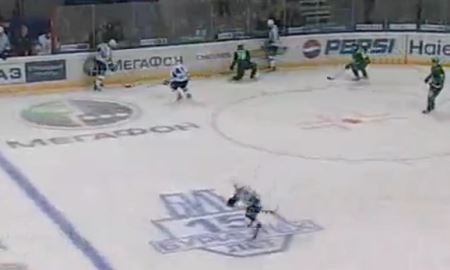 Видео шайб матча плей-офф КХЛ «Салават Юлаев» — «Барыс» 5:2
