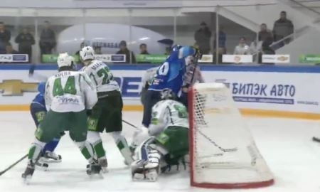 Видео шайб матча плей-офф КХЛ «Барыс» — «Салават Юлаев» 2:1