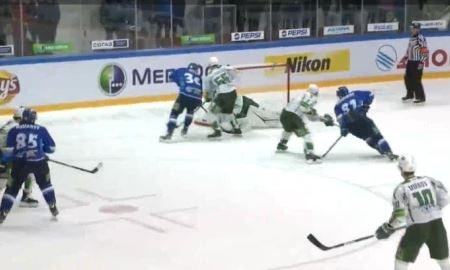 Видеообзор матча плей-офф КХЛ «Барыс» — «Салават Юлаев» 2:1