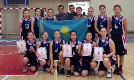 Актауские баскетболистки заняли второе место на международном турнире