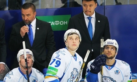 Фоторепортаж с матча плей-офф КХЛ «Салават Юлаев» — «Барыс» 3:2