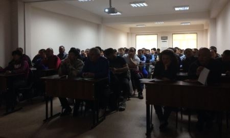 В Шымкенте проходит семинар тренеров по дзюдо