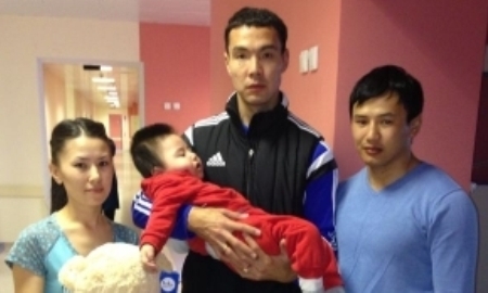 Футболисты «Астаны» побывали в гостях у Амана