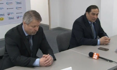 Видео послематчевой пресс-конференции игры плей-офф ВХЛ «Сарыарка» — «Торос» 4:3 О.Т