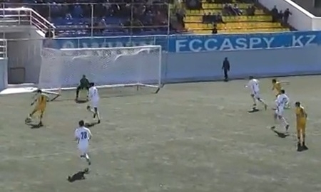 Видеообзор матча Первой лиги «Каспий» — «Окжетпес» 3:0