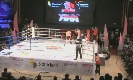 В Караганде прошел чемпионат Казахстана по единоборству ММА