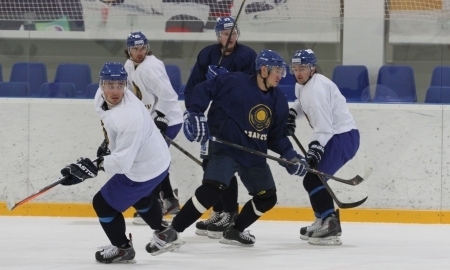 Сборная Казахстана провела тренировочный матч