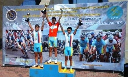 В Талдыкоргане завершился чемпионат РК по велошоссе среди юниоров