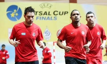 Видео первой тренировки «Кайрата» в Баку