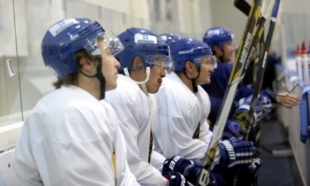 Фоторепортаж с открытой тренировки сборной Казахстана