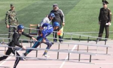 В Кызылорде провели соревнования по пожарно-спасательному спорту