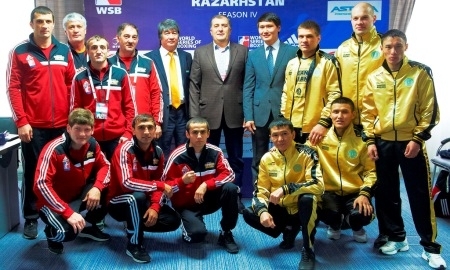 <strong>Боксеры «Astana Arlans» победили «Baku Fires» в первом полуфинале WSB</strong>