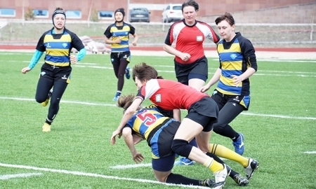 В Таразе стартовал чемпионат РК по регби среди женских команд