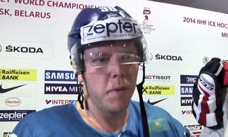 Видеоинтервью игроков сборных Казахстана и США о прошедшем матче