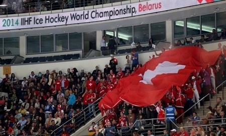 На матч Швейцария — Казахстан пришли 11739 зрителей