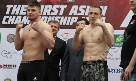 Фоторепортаж с церемонии взвешивания турнира M-1 Challenge 48 «Битва номадов»